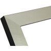 Marco Deknudt S47BE2 color plata/borde negro 30x30 cm