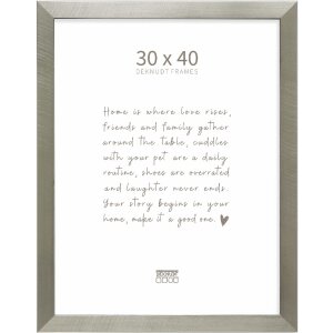 Marco Deknudt S47BE2 plata/negro 30x40 cm