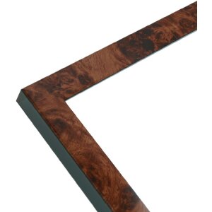 Marco Deknudt S47EG1 madera burl borde negro oscuro 13x18cm
