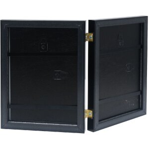 Deknudt S47EG1 Marco doble vertical madera raíz 10x15 cm