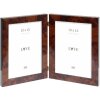 Deknudt S47EG1 Marco doble vertical madera raíz 10x15 cm