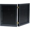 Deknudt S47EG1 Marco doble vertical madera raíz 10x15 cm