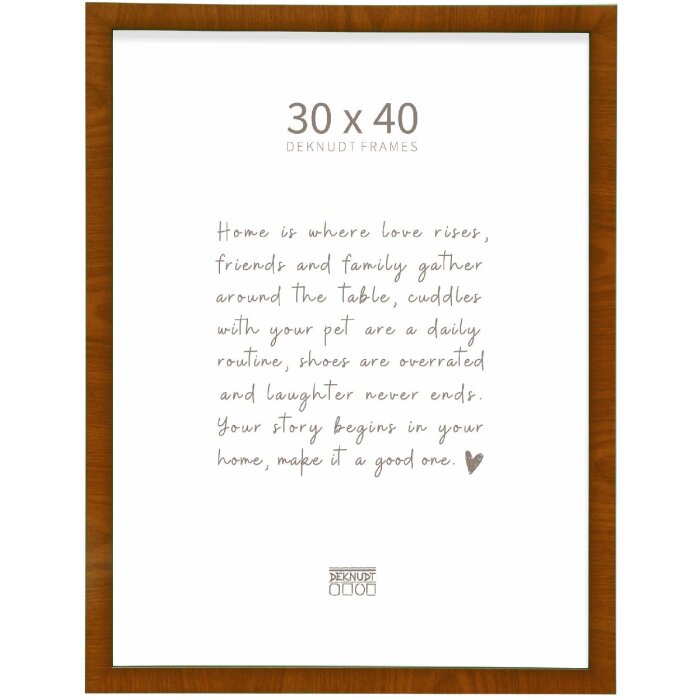 Deknudt S47EG3 Portarretratos Madera Negra 30x40 cm