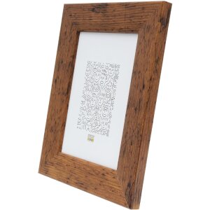 Marco ancho de madera Deknudt S53GH9 Marrón 13x18 cm