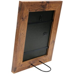 Marco ancho de madera Deknudt S53GH9 Marrón 13x18 cm