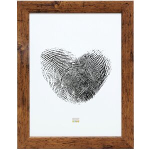 Marco ancho de madera Deknudt S53GH9 Marrón 13x18 cm