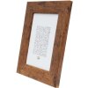 Marco ancho de madera Deknudt S53GH9 Marrón 13x18 cm