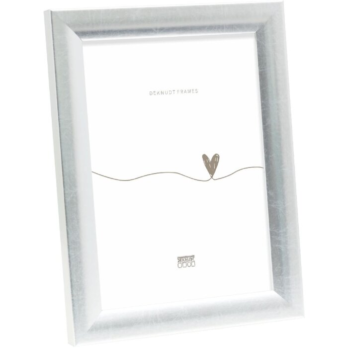 Deknudt S54SD2 Marco de madera color plata 18x24 cm