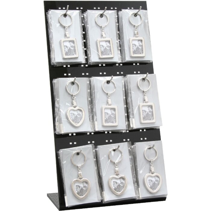 Deknudt S59NB0 Llavero foto metal color plata