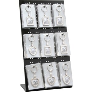 Deknudt S59NB0 Llavero foto metal color plata
