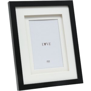 Deknudt S65KK2 Marco Negro Doble Passepartout 13x13 cm
