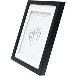 Deknudt S65KK2 Marco Negro Doble Passepartout 13x13 cm