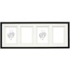 Deknudt S65KK2 Marco de galeria negro doble passe-partout 4x10x15 cm