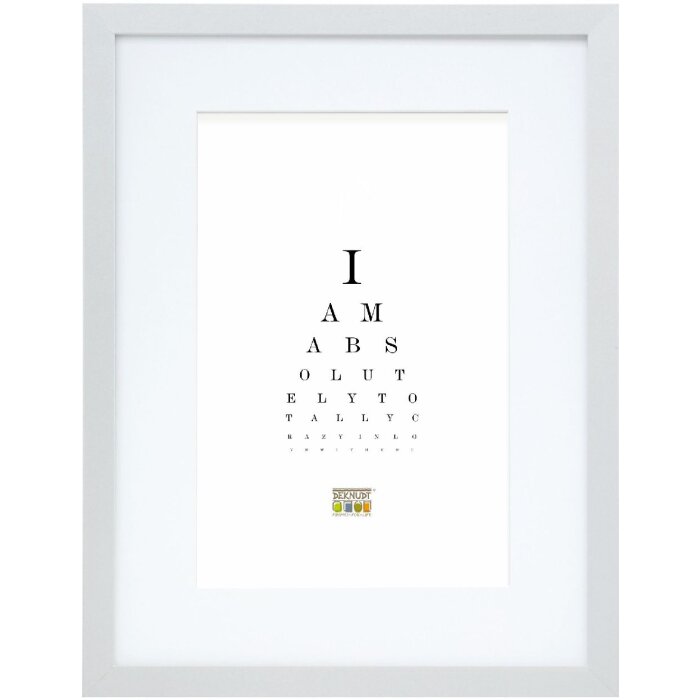 Deknudt S66KD1 Marco Color Plata Blanco Passepartout 29.7x42 cm