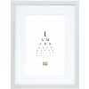 Deknudt S66KD1 Marco Color Plata Blanco Passepartout 29.7x42 cm
