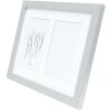 Deknudt S66KD1 marco madera color plata passe-partout 2 cuadros 10x15 cm