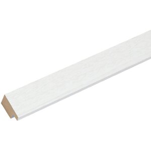 Portarretratos Deknudt S66KF1 blanco con paspartú 29,7x42 cm