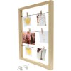 Deknudt S68VA3 Pizarra para notas color natural pinzas para la ropa 30x40 cm