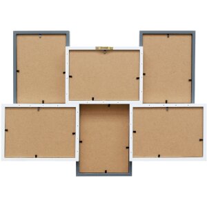 Deknudt S68VC9 Marco 6 fotos 13x18 cm Blanco Gris