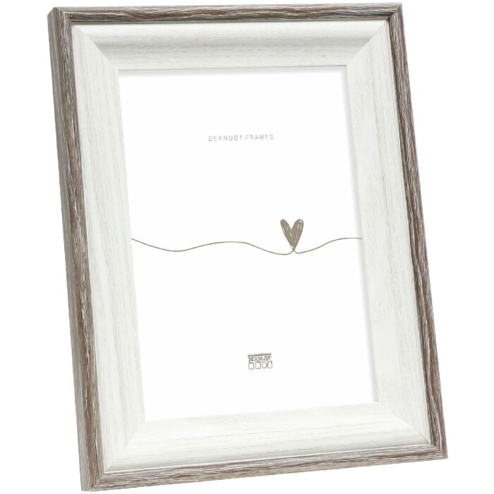 Marco Deknudt S68VG2 Blanco Marrón-Gris 15x20 cm