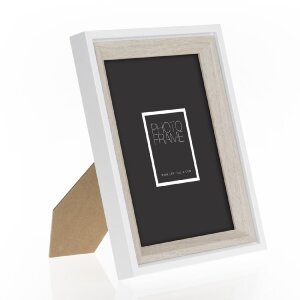 Marco ZEP Bolonia crema marrón blanco MDF 10x15 a 30x40 cm