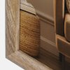 Marco ZEP Genova MDF aspecto madera cristal transparente marrón blanco 20x30 cm a 50x70 cm