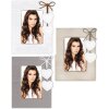 ZEP Melissa marco de madera corazones 10x15 cm blanco/gris/crema