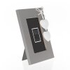 ZEP Melissa marco de madera corazones 10x15 cm blanco/gris/crema