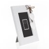 ZEP Melissa marco de madera corazones 10x15 cm blanco/gris/crema