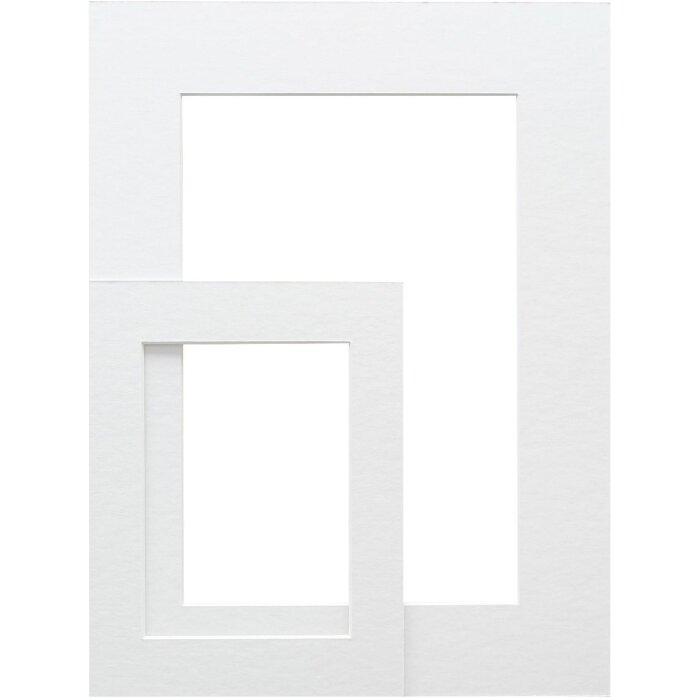 Deknudt SP11 Passepartout Blanco 13x13 a 60x80cm accesorios para marcos de fotos