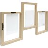 Deknudt S68UB3 Marco galería madera natural 3 cuadros 10x15 cm color natural