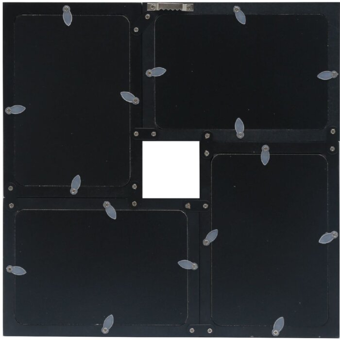 Deknudt S68UC2 marco de pared negro 4 fotos 10x15 cm