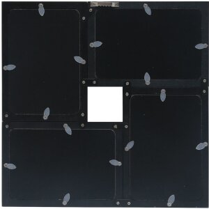 Deknudt S68UC2 marco de pared negro 4 fotos 13x18 cm