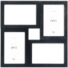 Deknudt S68UC2 marco de pared negro 4 fotos 13x18 cm