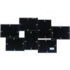 Deknudt S68UC2 Marco de pared negro 10x15 cm para 7 fotos
