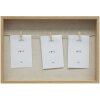 Deknudt S68UD3 Pizarra para notas madera natural lino beige varias medidas