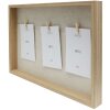 Deknudt S68UD3 Pizarra para notas madera natural lino beige varias medidas