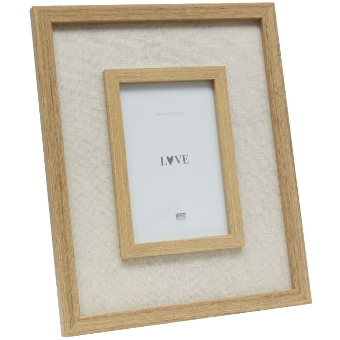 Marco Deknudt S68UE3 Madera Natural Lino Beige 13x18 cm