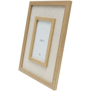 Marco Deknudt S68UE3 Madera Natural Lino Beige 13x18 cm