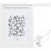 Deknudt S65KK1 marco blanco doble passe-partout 13x13 cm a 20x30 cm