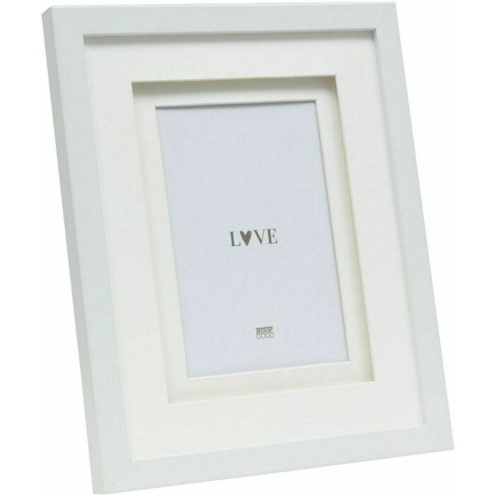 Deknudt S65KK1 marco blanco doble passe-partout 10x15 cm