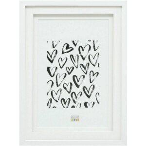 Deknudt S65KK1 marco blanco doble passe-partout 10x15 cm