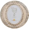 Clayre & Eef Marco 18x24 cm Hierro Beige Vidrio Oval Vintage