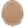 Clayre & Eef Espejo 50x5x60 Espejo de pared ovalado de cristal MDF blanco con pájaros
