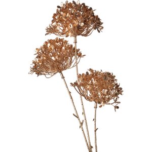 Clayre & Eef 5DF0040 Flor artificial tono oro 12x7x68 cm