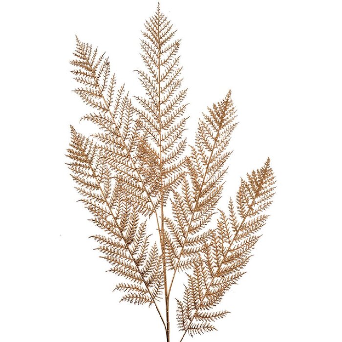 Clayre & Eef 5DF0041 Helecho decorativo planta artificial color oro 20x106 cm