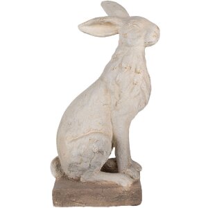 Clayre & Eef 5MG0039 Conejo decorativo aspecto piedra...