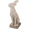 Clayre & Eef 5MG0039 Conejo decorativo aspecto piedra 27x18x55 cm
