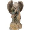 Clayre & Eef 5MG0043 Decorativo Ángel Oración Pose Aspecto Antiguo 41x45x65 cm