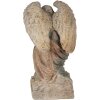 Clayre & Eef 5MG0043 Decorativo Ángel Oración Pose Aspecto Antiguo 41x45x65 cm